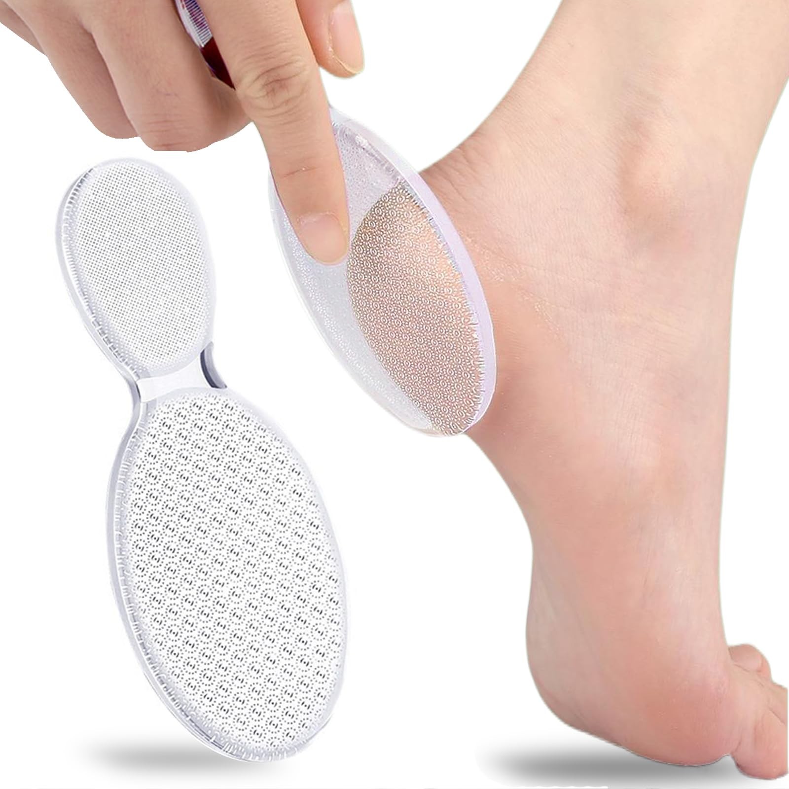 Nano Foot File, Scrubber Callus 1 Count (Pack of 1), Transparent White