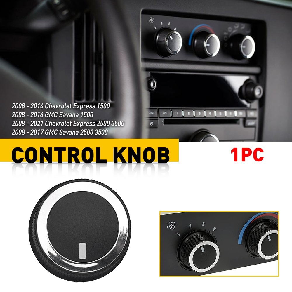 Car Heater AC Control Knob Temperature For 2008-2021 Savana GMC Express Chevy