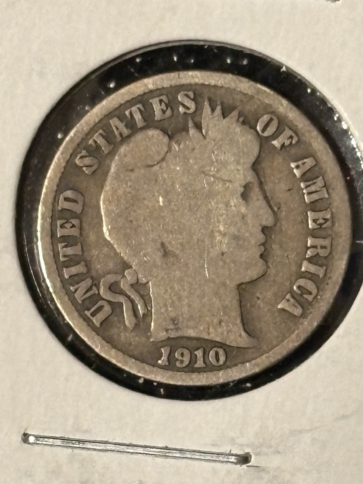 1910 Barber Dime