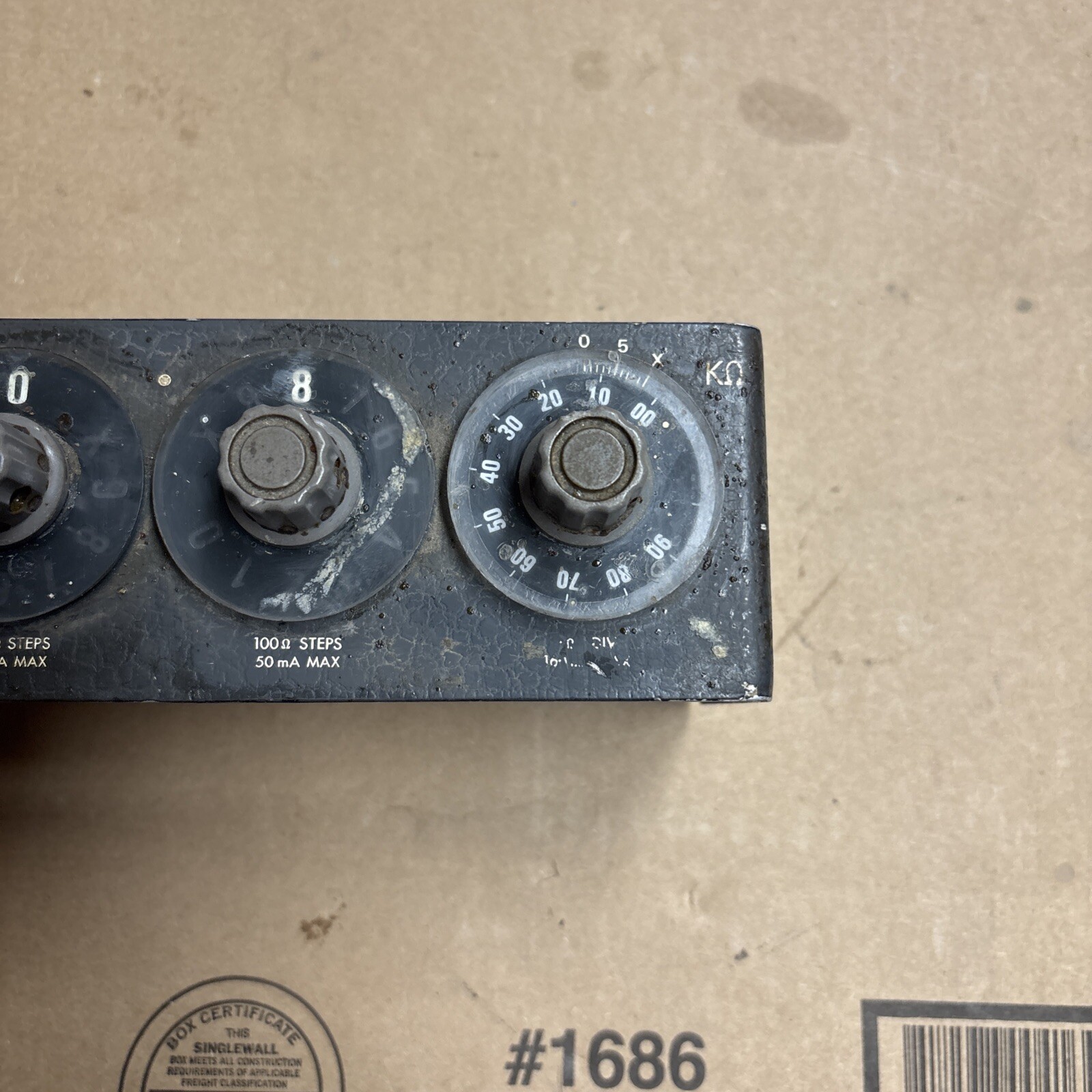 GENERAL RADIO Co DECADE RESISTOR TYPE 1434-QC