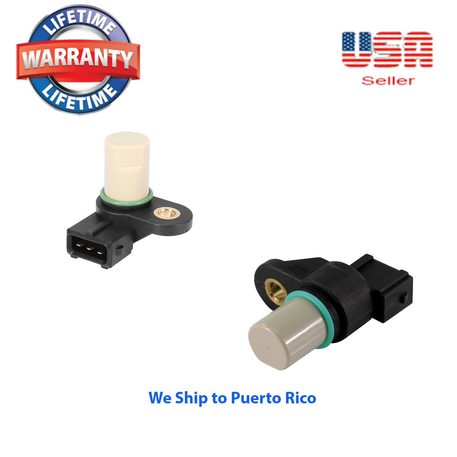 2 Kits Camshaft & Crankshaft Position Sensor Fits: Hyundai Elantra Tiburon 2.0L