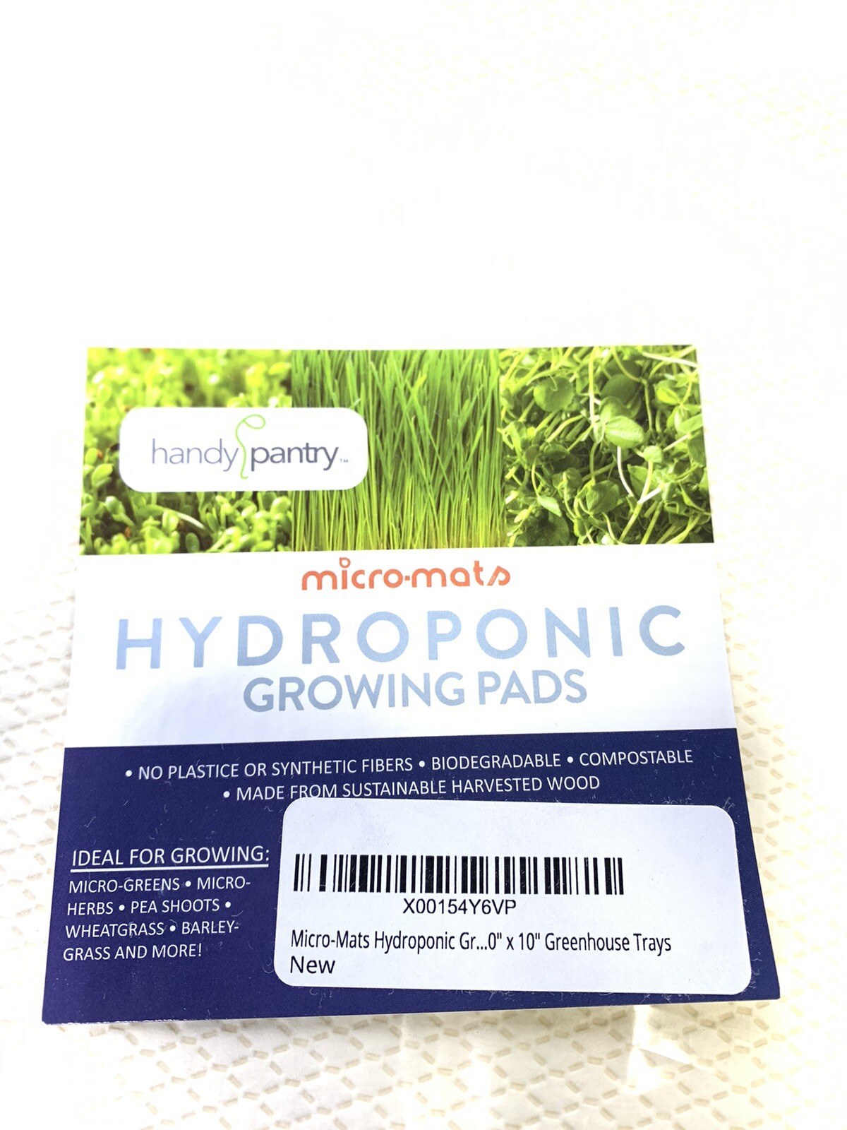 Lot Of 30 Hydroponic Micro Mats 10 X 20 Inch Biodegradable Compost Growing Pads