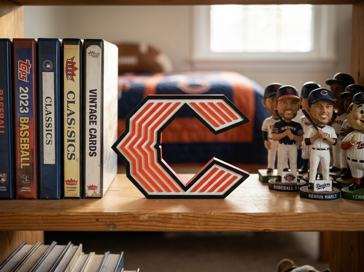 Cincinnati Reds City Connect Logo 3D Wall Shelf Sign MLB Decor Man Cave