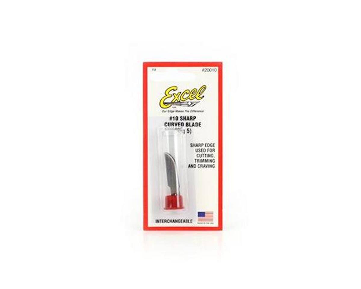 Excel #10 Sharp Curved Edge Replacement Blades (5) [EXL20010]