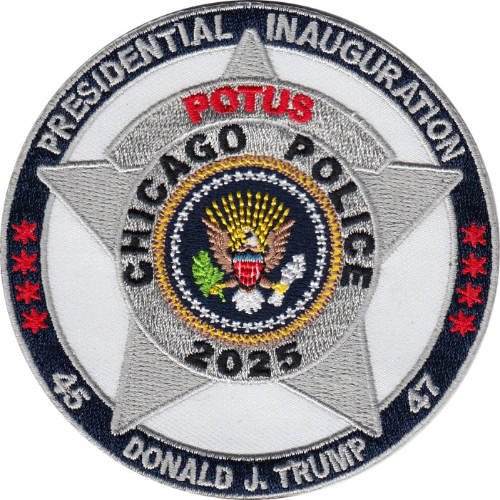 CHICAGO POLICE PATCH: 2025 Inauguration of 47th President of the United States