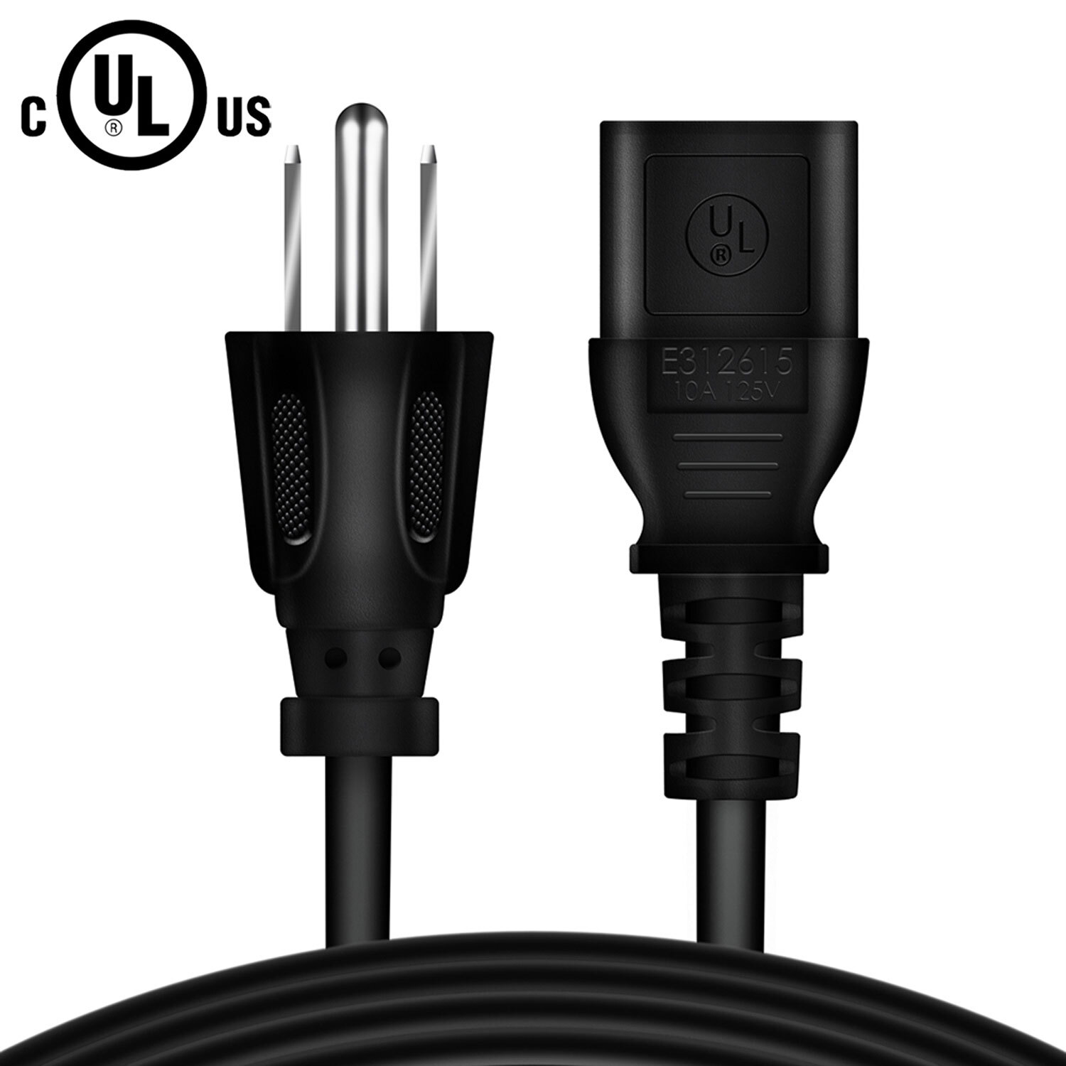 5ft UL AC Power Cord For Promise SmartStor NS4300N 4Bay Smart Stor SATA Network