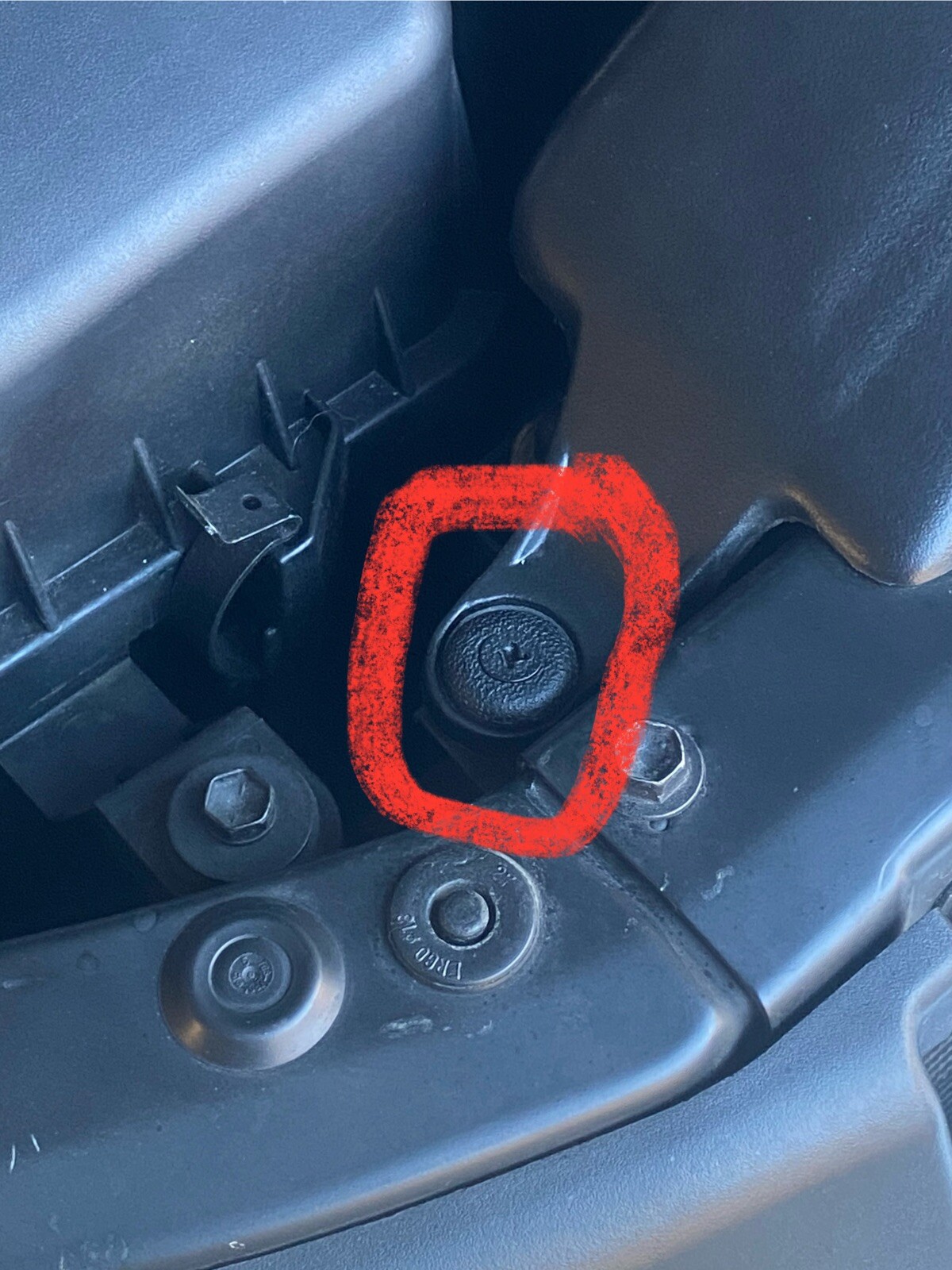 Lexus LS430 Trim Panel Push Clip Retainer Radiator Cover Screw Plastic
