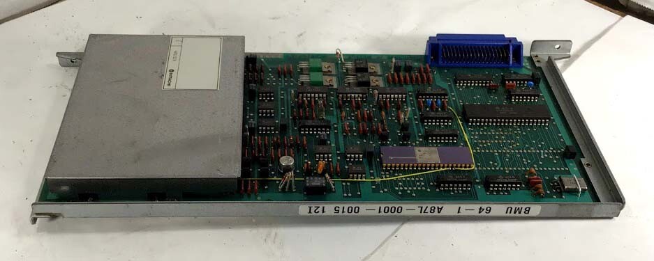 1 USED HITACHI BMU64-1-A87L-0001-0015-12I BUBBLE MEMORY BOARD ***MAKE OFFER***