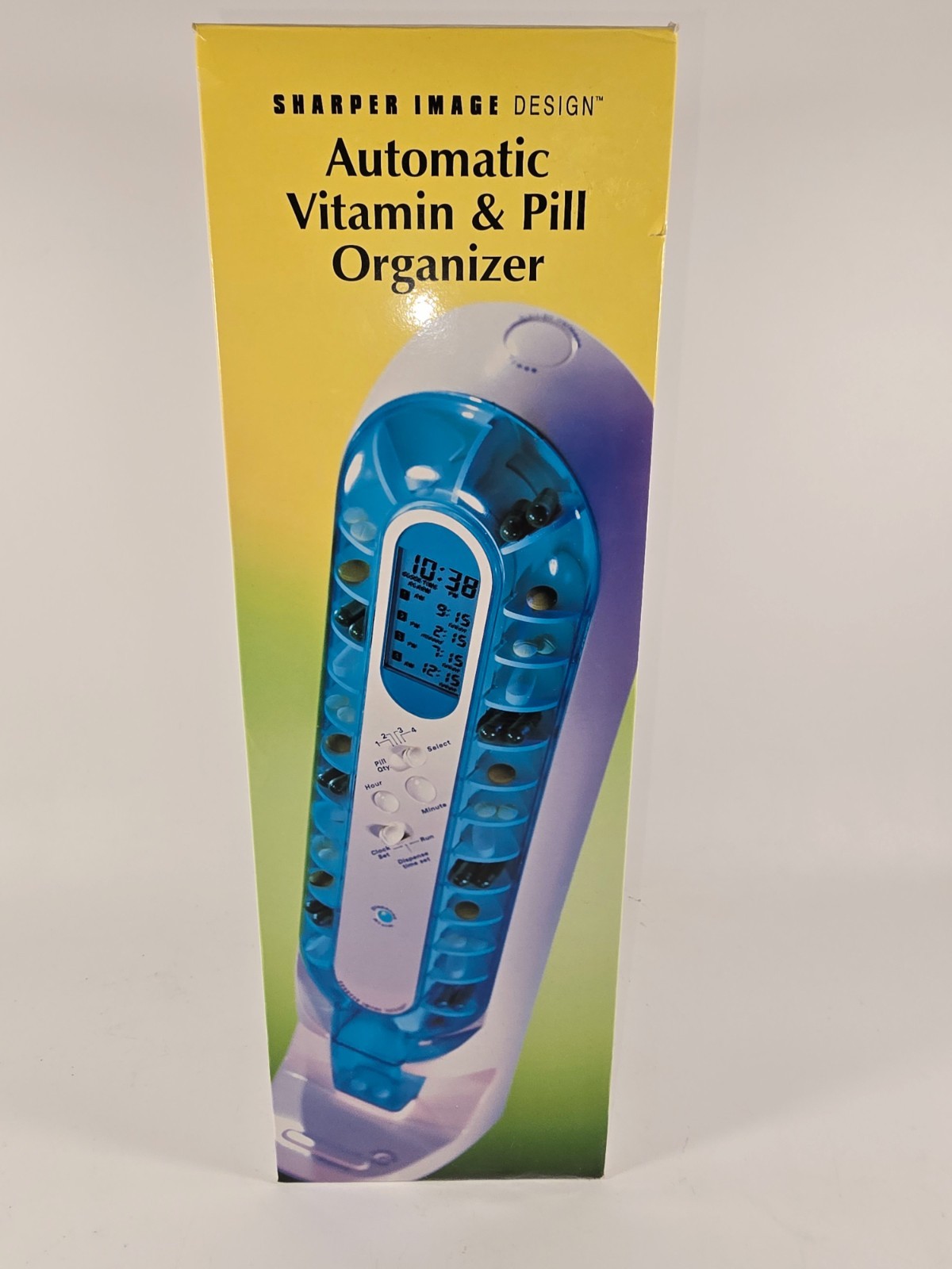 Sharper Image Automatic Vitamin & Pill Organizer In Box Tested Works - See Video