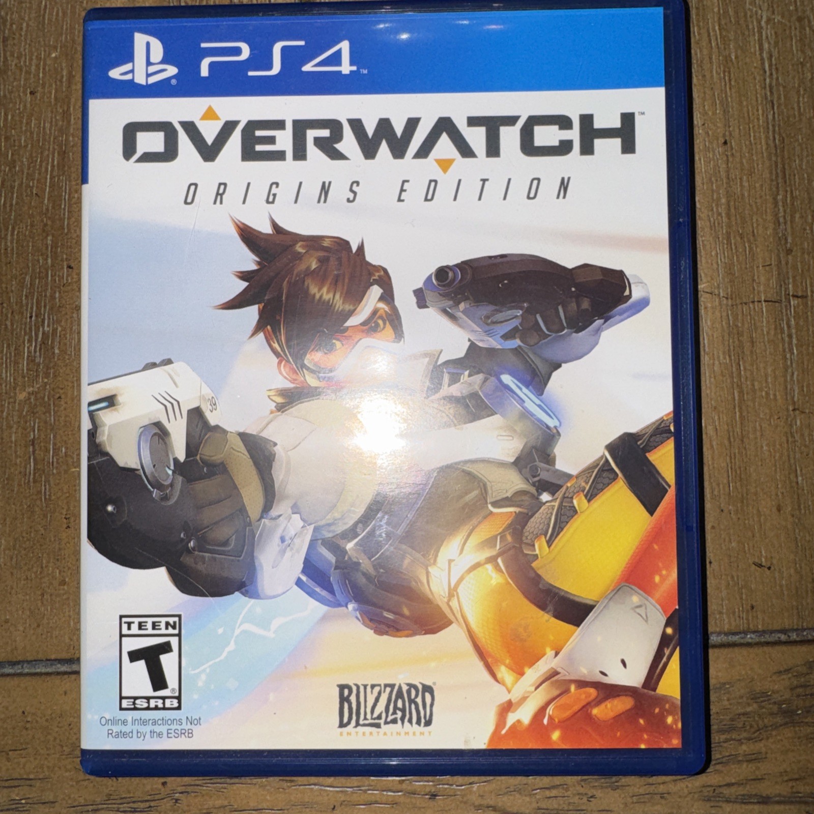 Overwatch Origins Edition PS4 Replacement Case Inserts No Disc OEM Authentic