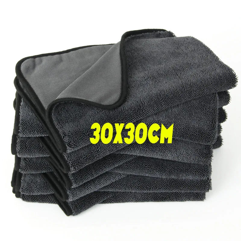 Car Wash Towel 1200GSM Double Sided Towel Car Detailing Twisted Braid Cloth Supe