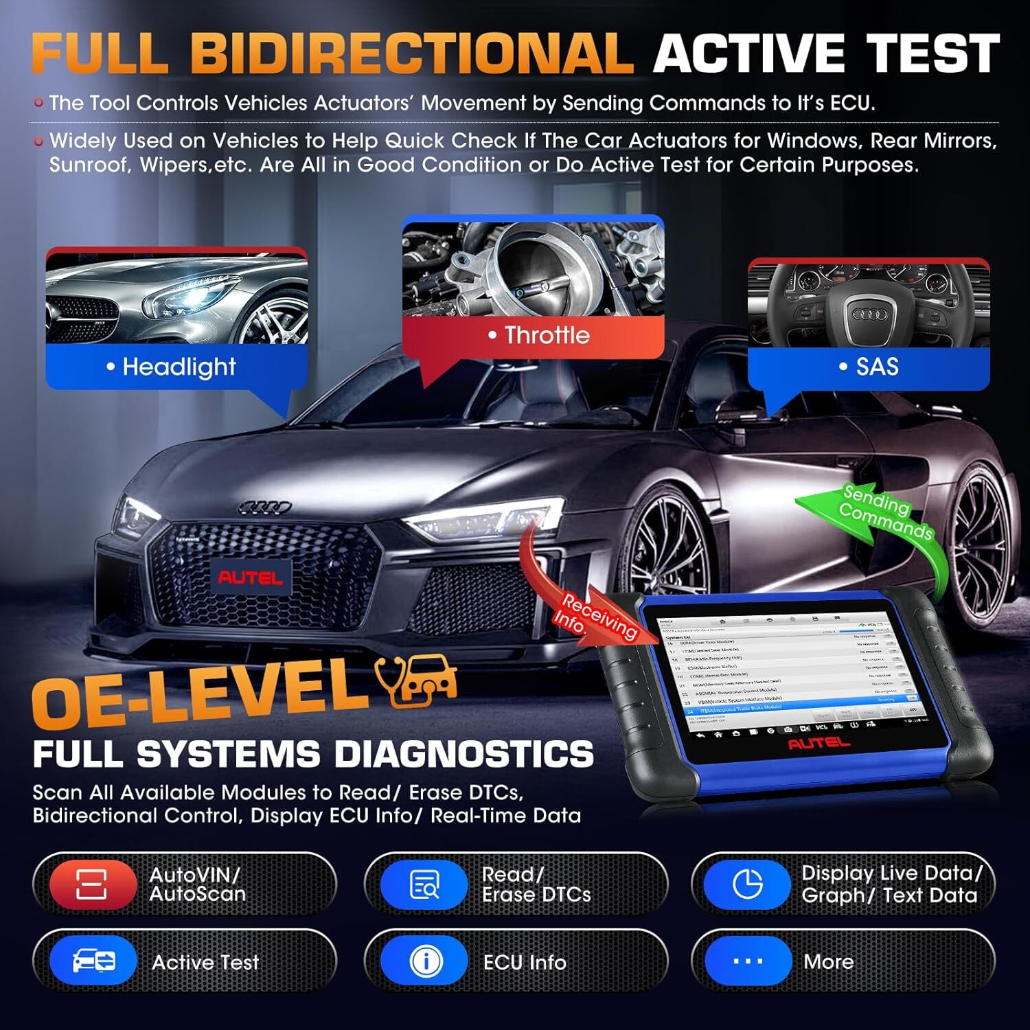 EL-50448 TPMS Relearn Reset Tool for GM Tire Sensor Programming Activation Tool