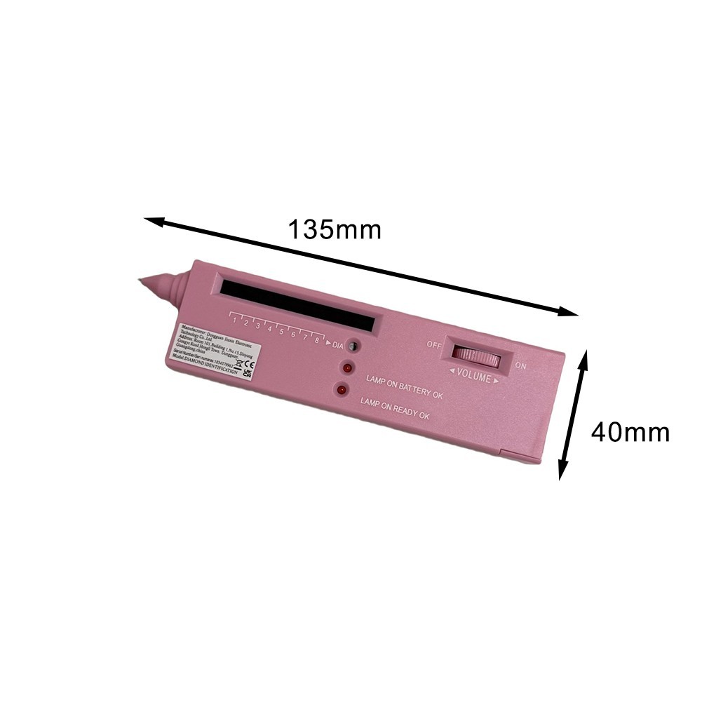 Handheld LED Auger Tester for Measuring Metal Hardness with Audio Indicator
