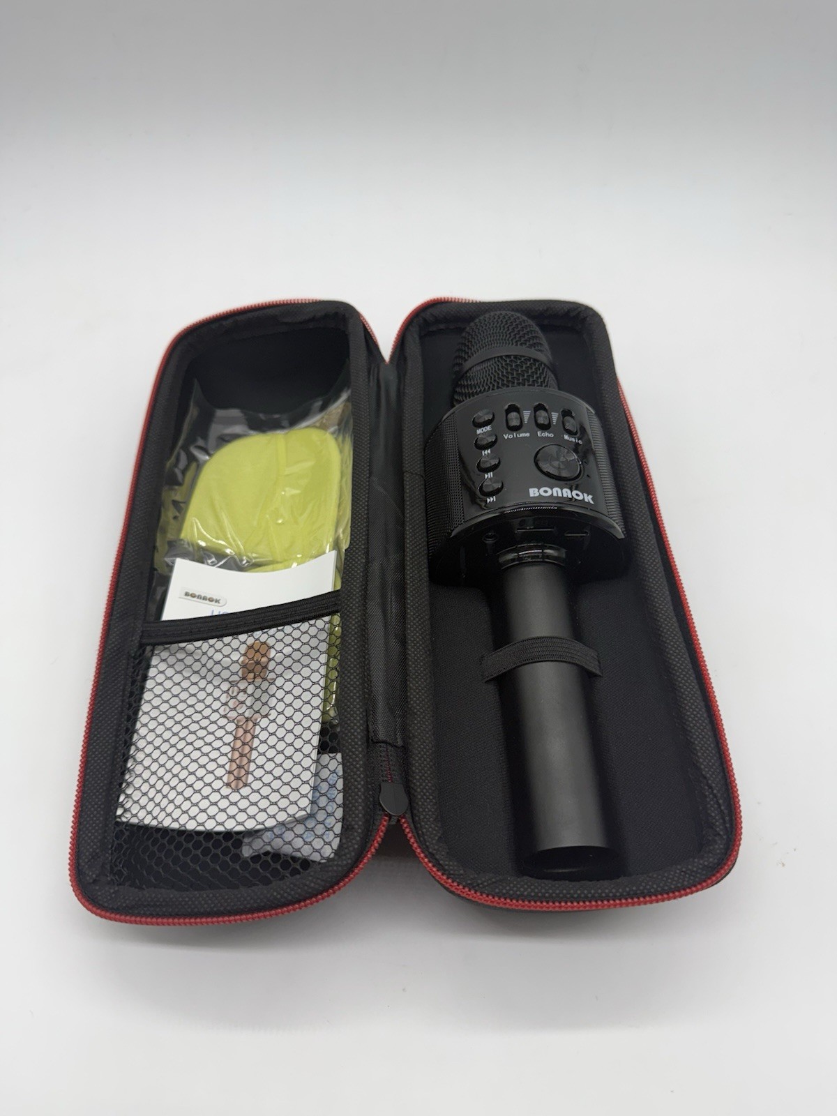 BONAOK Wireless Bluetooth Karaoke Microphone,3-in-1 Portable Handheld, Black