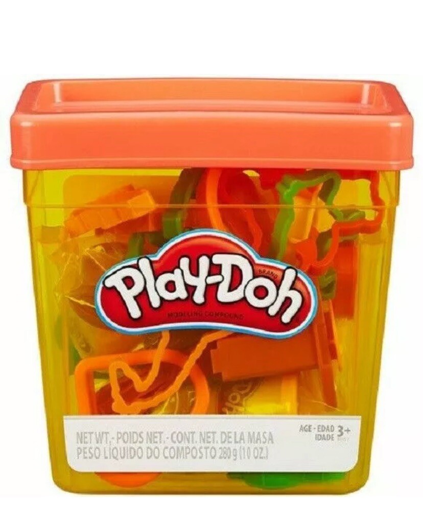 Play-doh Fun Tub Playset , Storage, 18 Tools, 5 Non-Toxic Colors