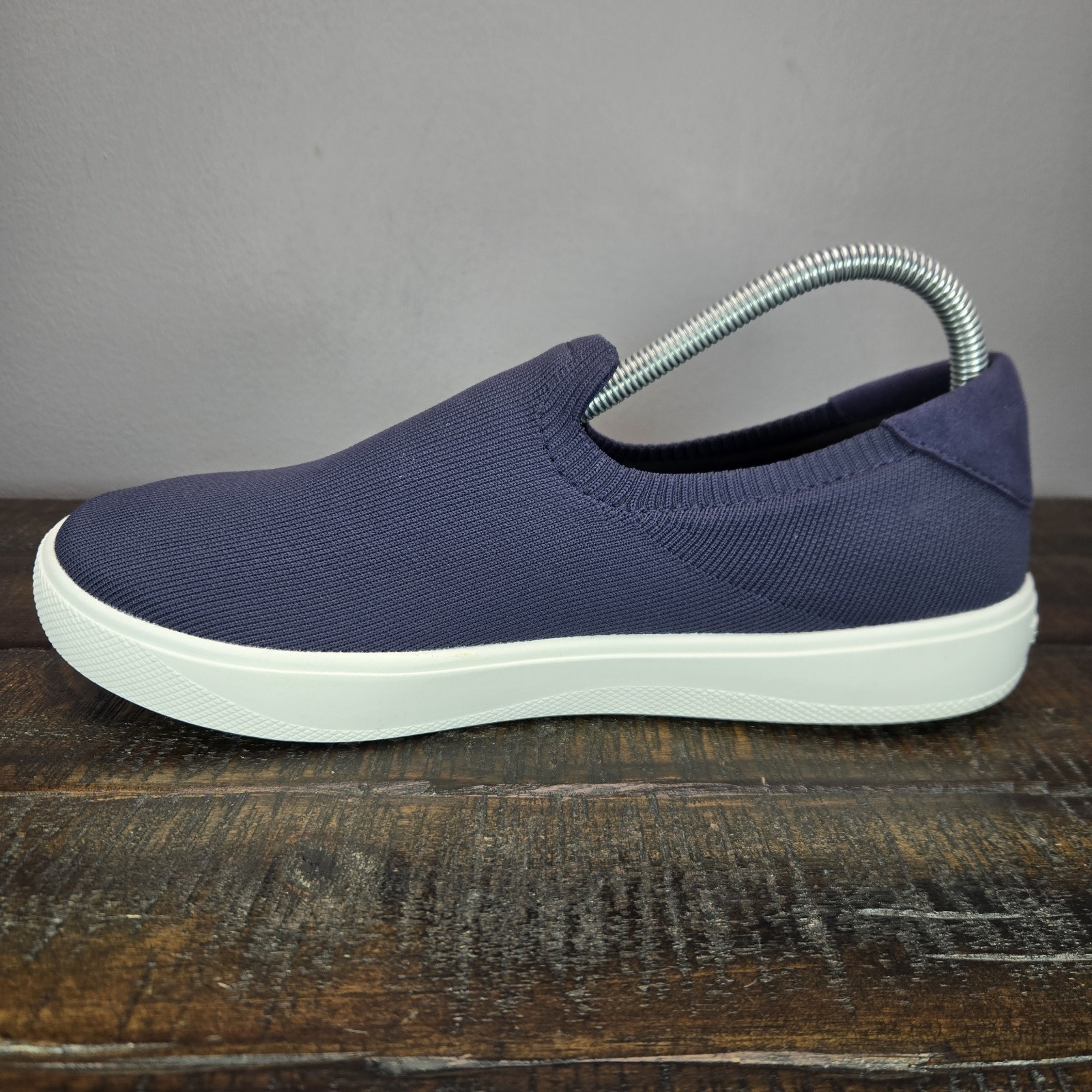 Vessi Boardwalk Slip On Womens Size 7 Waterproof Shoes Sneakers Coastal Blue