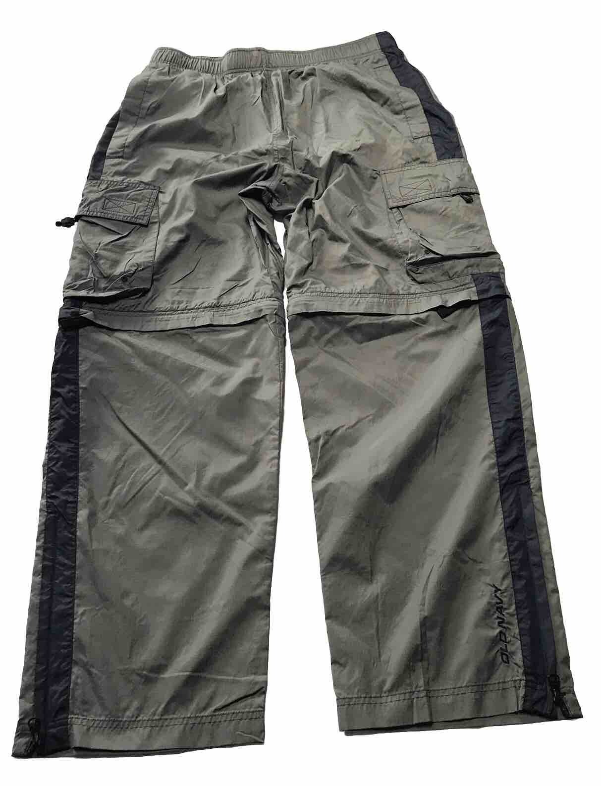 Vintage Old Navy Pants Windbreaker Baggy Mens Medium Track Cargo Parachute Skate