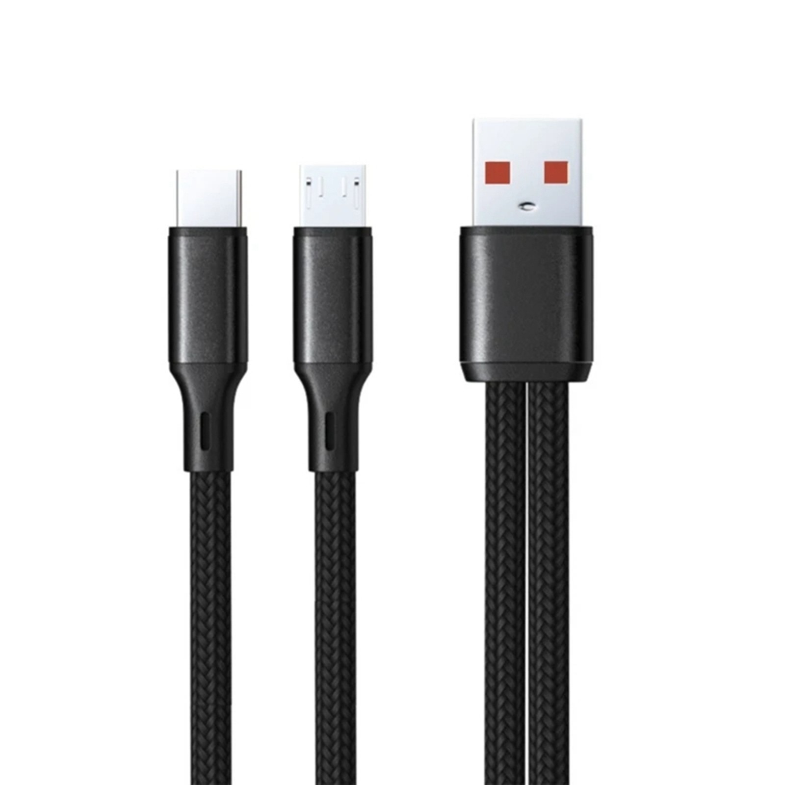 2X 6A Fast Charging Cable with Connectors, Type-C Splitter, Charging Lead, Str8668