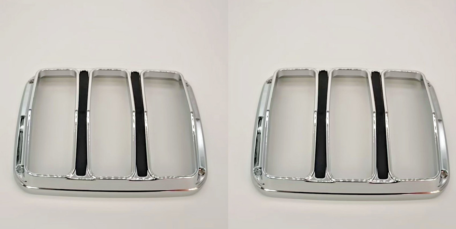 Free Shipping 1964 - 1966 Ford Mustang Tail Light Chrome Bezel A PAIR