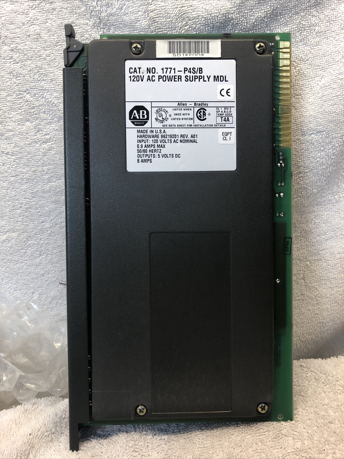 Allen Bradley 1771-P4S/B Power Supply Module (3518)