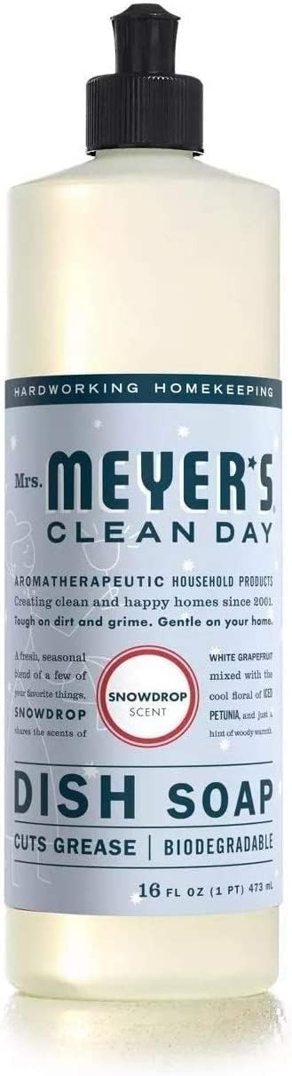 SET OF 3 Mrs. Meyer's Kitchen Set, Dish Soap, Hand Soap, & Multi-Surface Cleaner