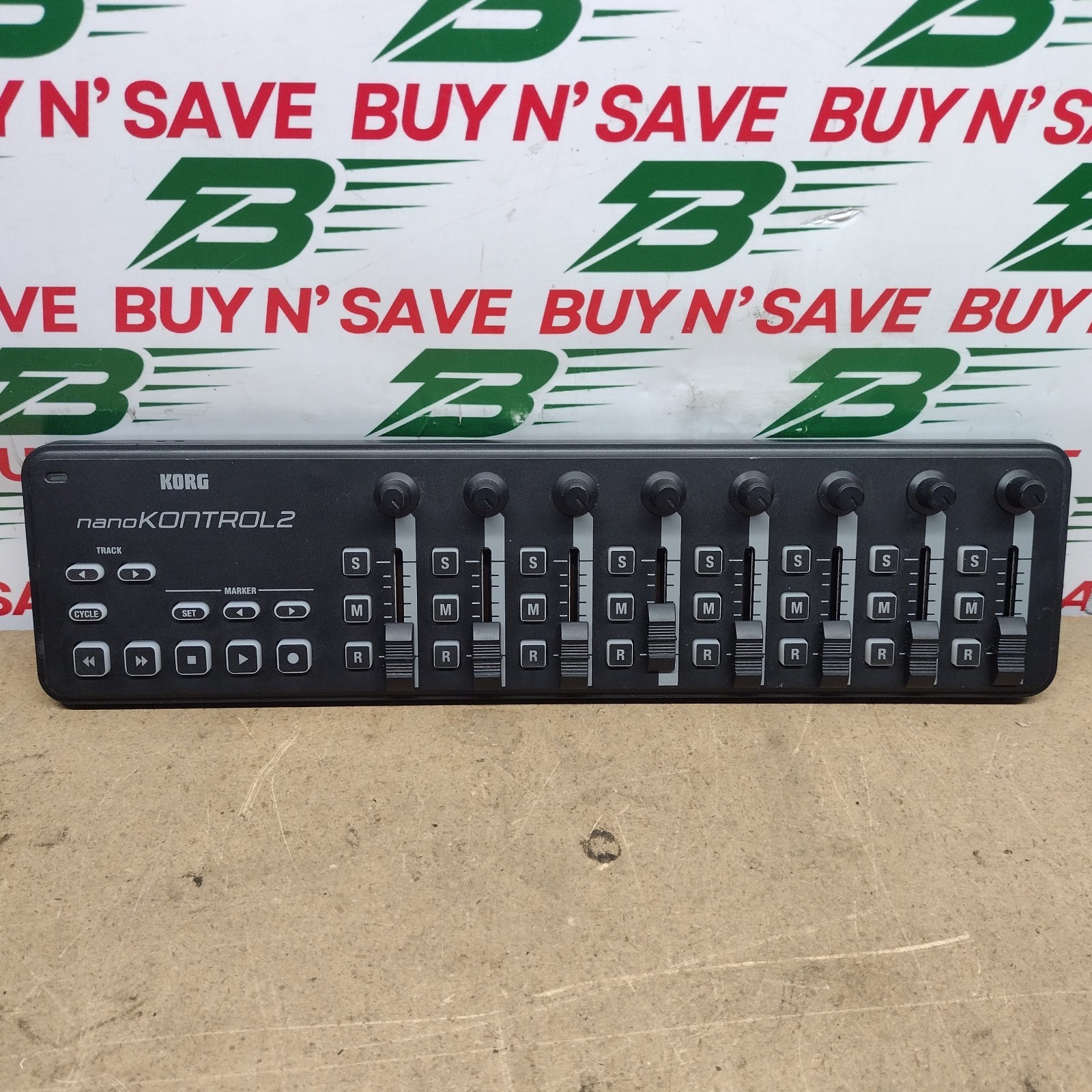 Korg nanoKONTROL2 Black Slim-Line USB Controller Model nanoKNTRL2 - NoCbl - USED