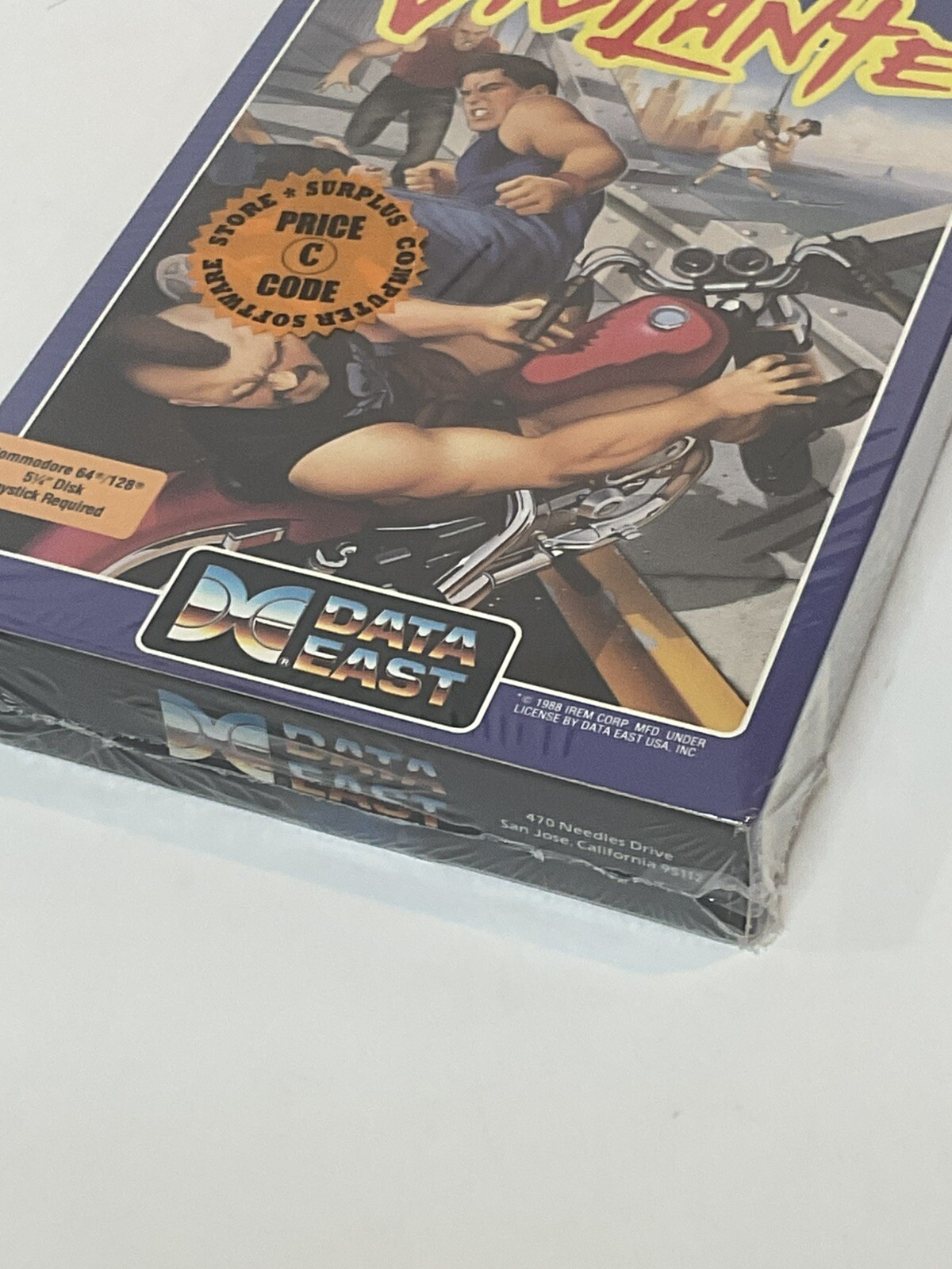 Vintage Commodore 64 Software Game VIGILANTE Data East NOS Sealed