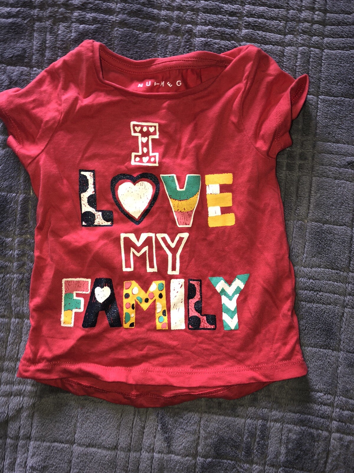 Baby Girls 18-24 Months I Love My Family Top