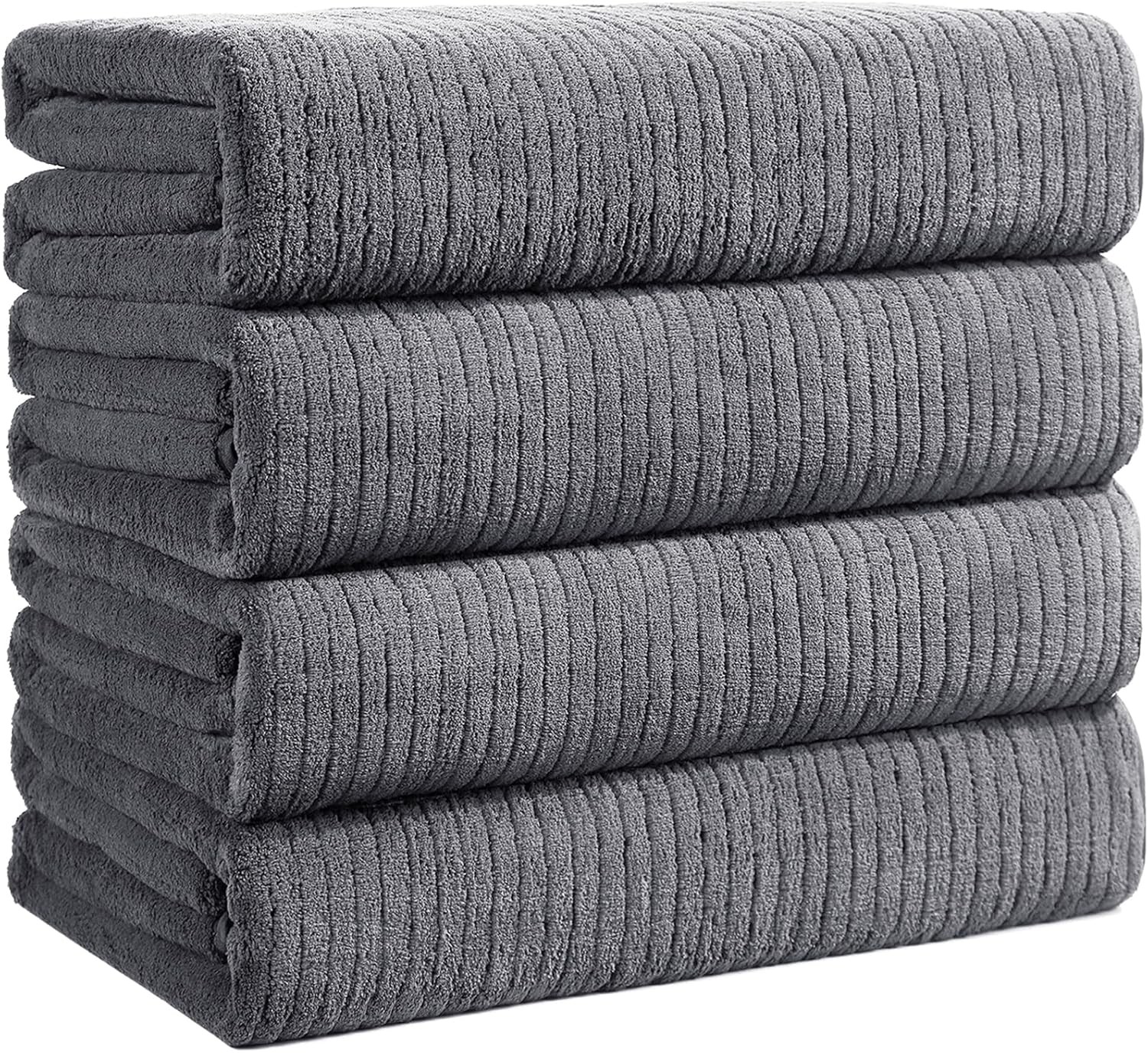 Bath Towels Set of 4 Extra Large 35 x 70 Inches,Luxury Thick High Absorbent