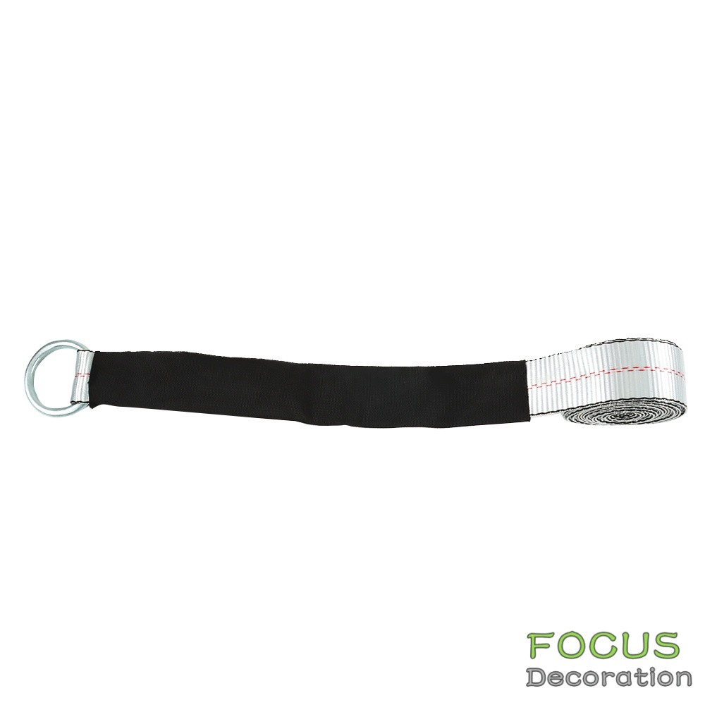 Car Tire Strap Tie Down 4 Pack Lasso Style 2"X 96" 3,300 Pound Silver Polyester