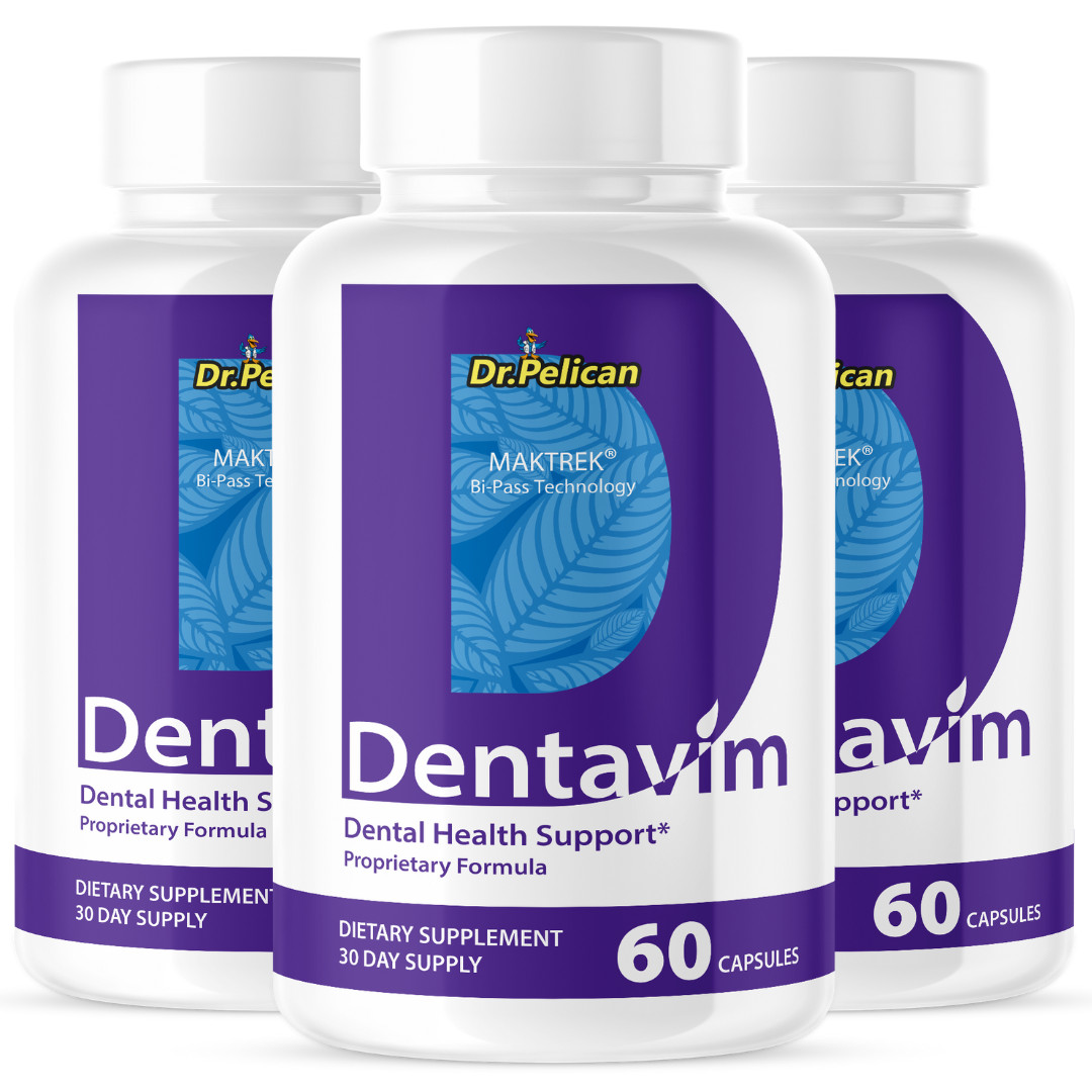Dentavim- Oral Support- 3 Bottles- 180 Capsules