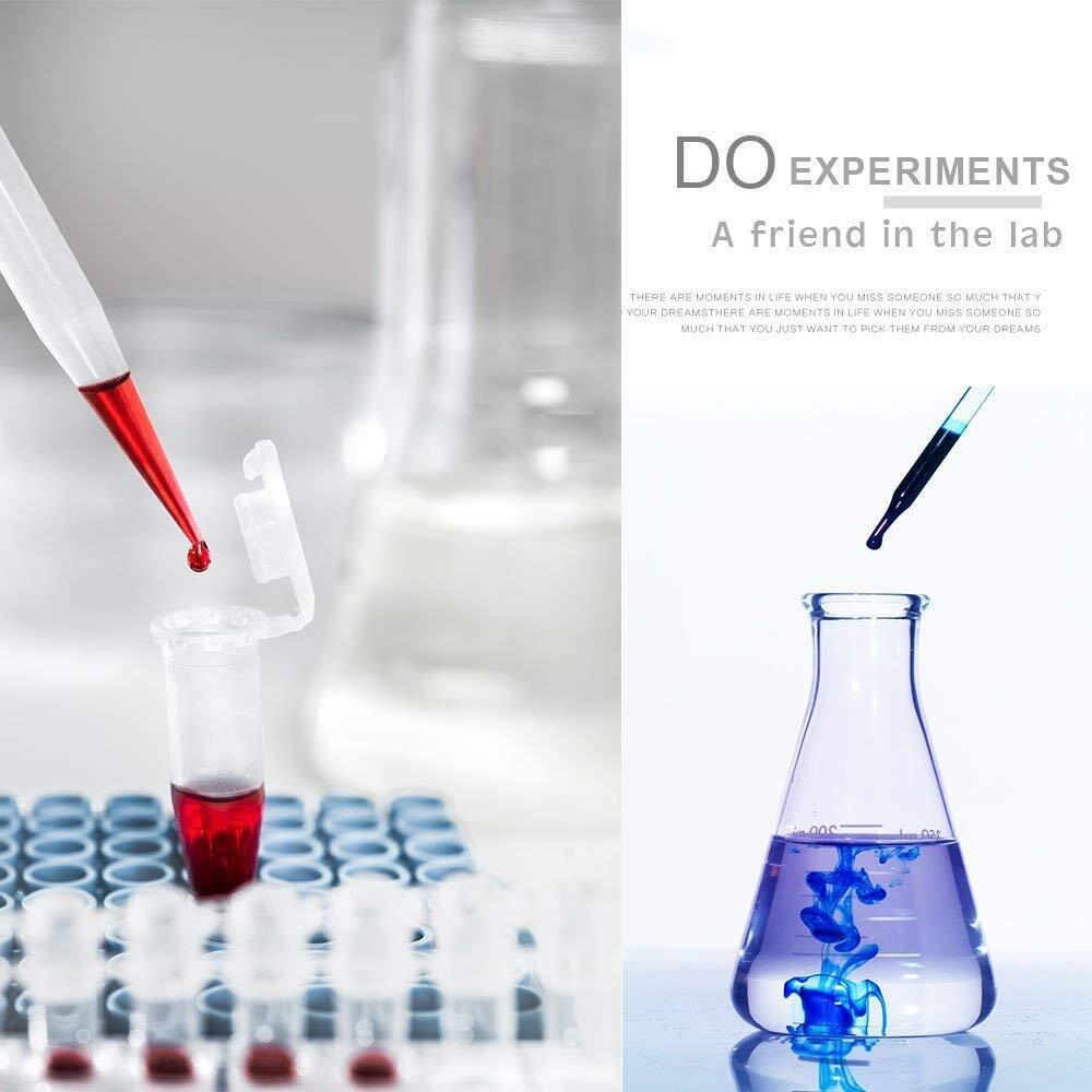 200 Pcs 3ml Disposable Plastic Transfer Pipettes for Science Experiment Crafts