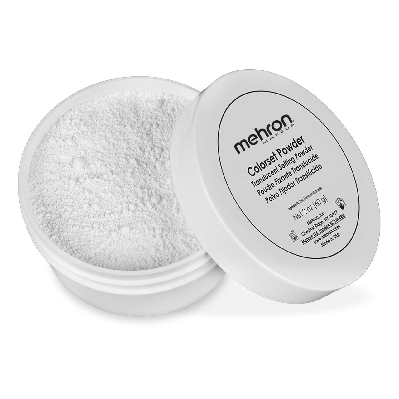 Colorset Translucent Face Powder 2 OZ Theatrical Makeup By Mehron