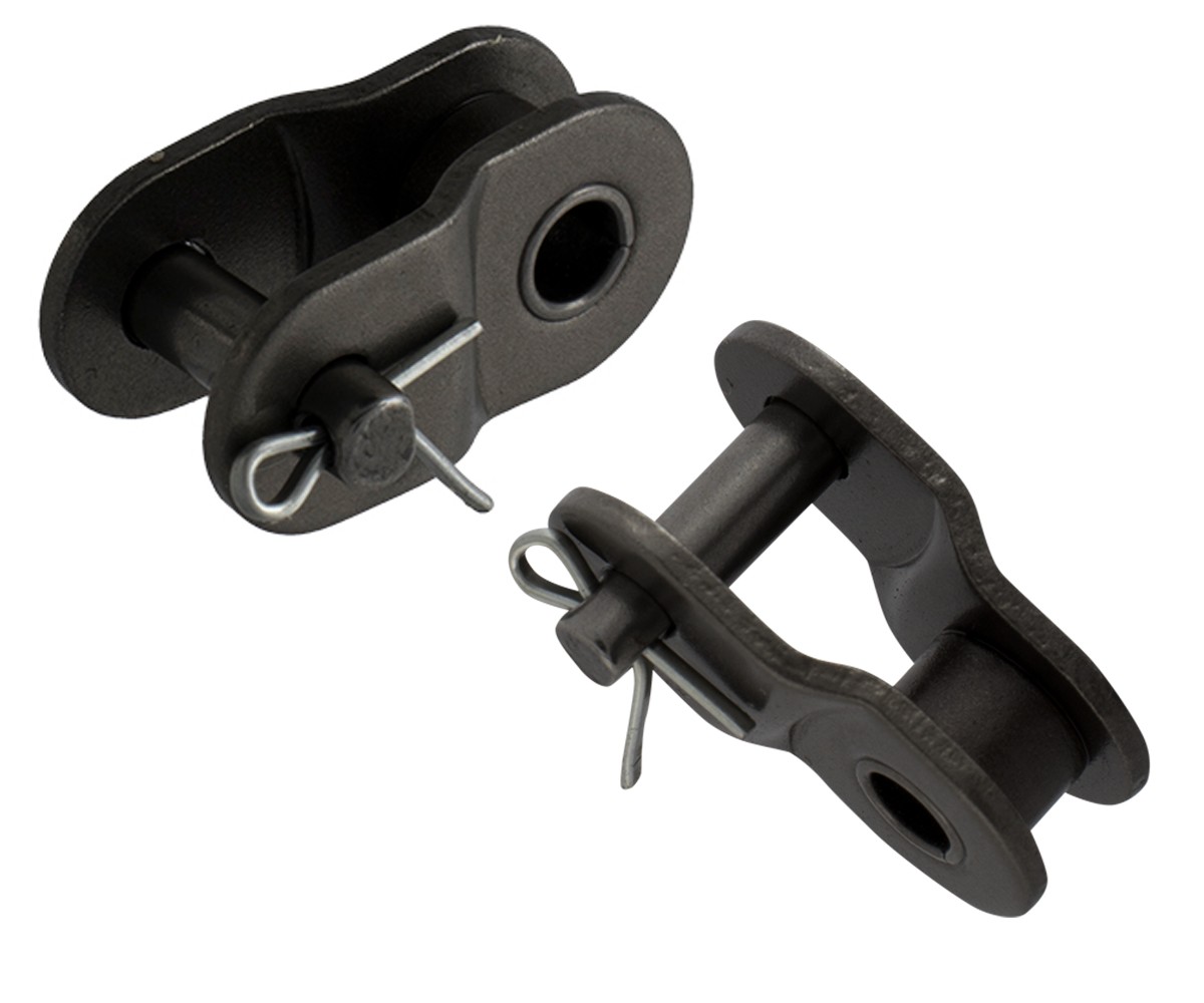 KMC CHAIN CON LINK 1/2X3/16 OFFSET-1/2 LINK 415H-OL IN BLACK SOLD BY PAIR