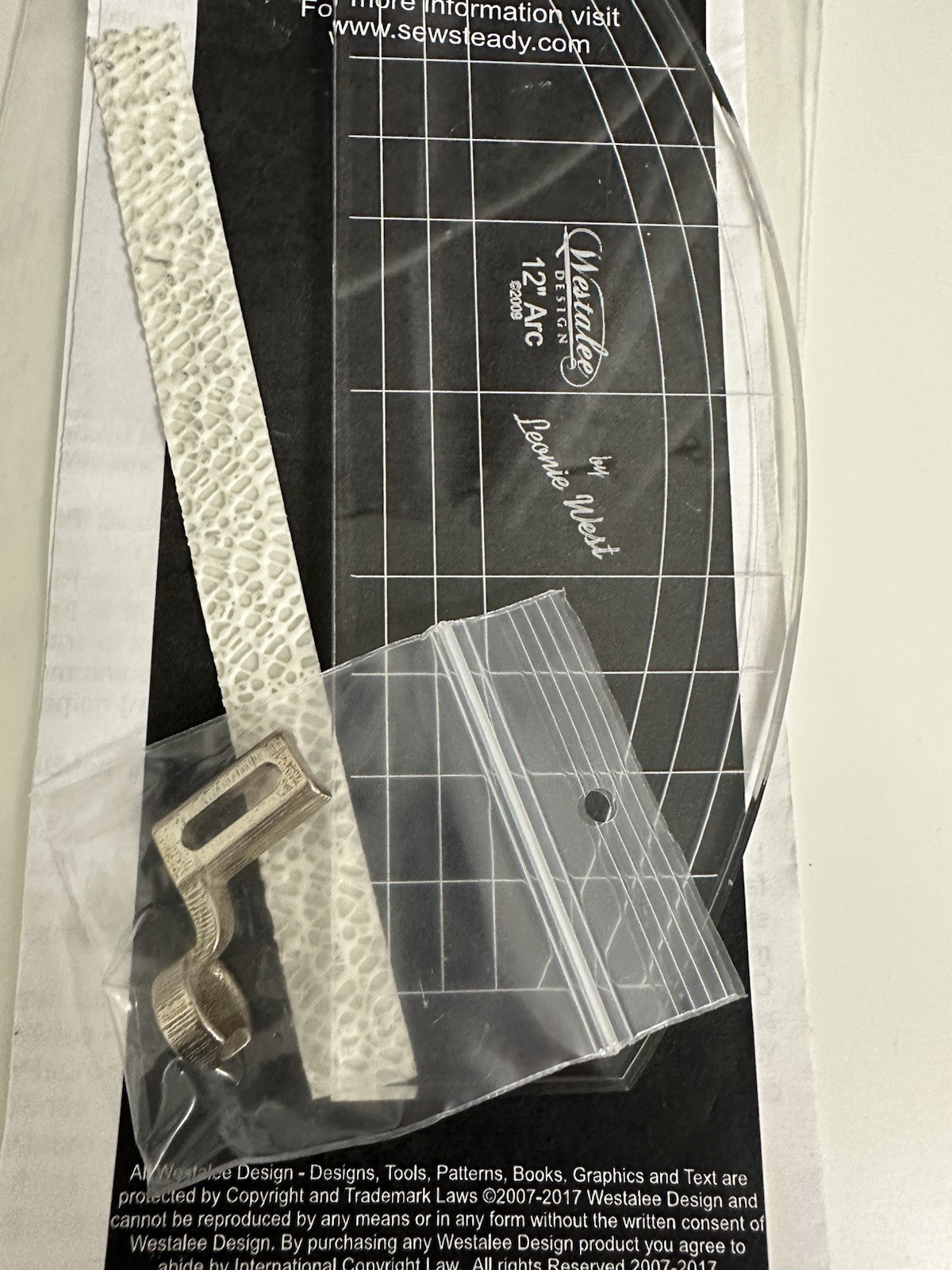 Sew Steady Westalee Design High Shank - Ruler Foot Starter Package