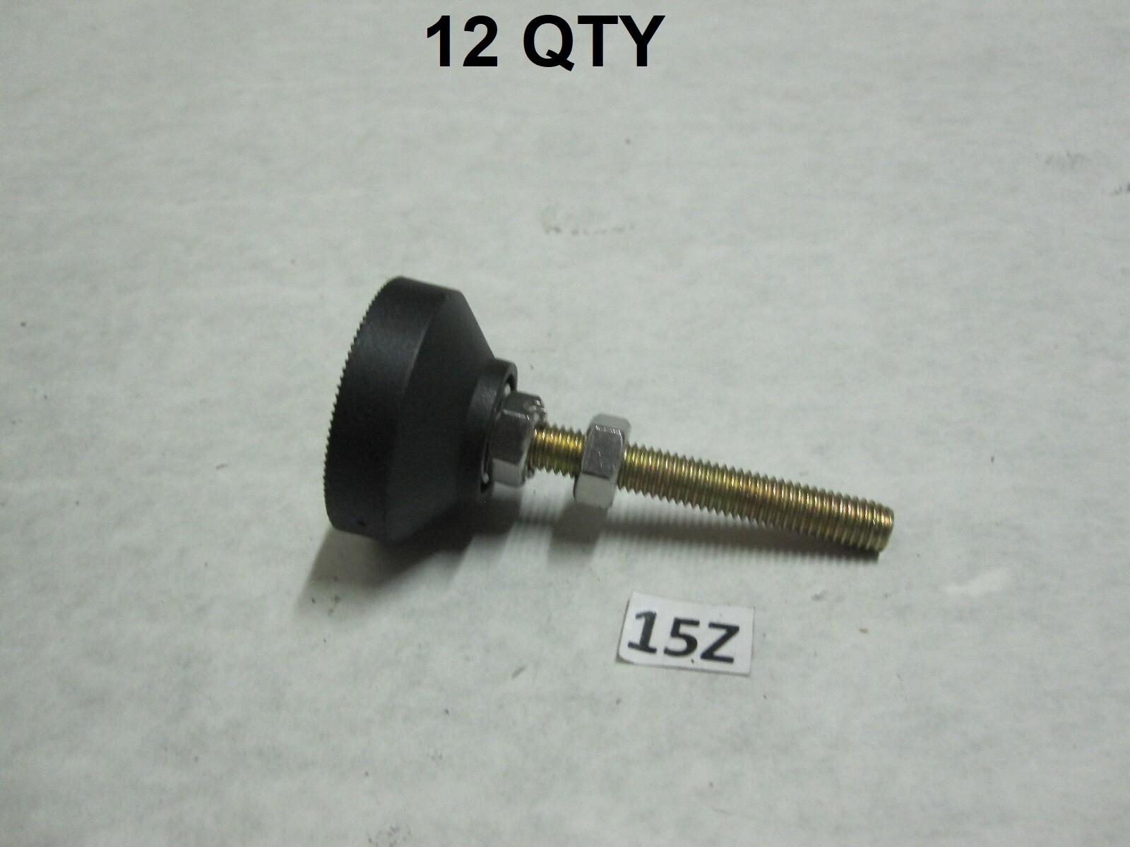 12 QTY ADJUSTABLE FEET 8mm x 1.25 & 3” Tall & 2-3/8 Bolt Length 110068