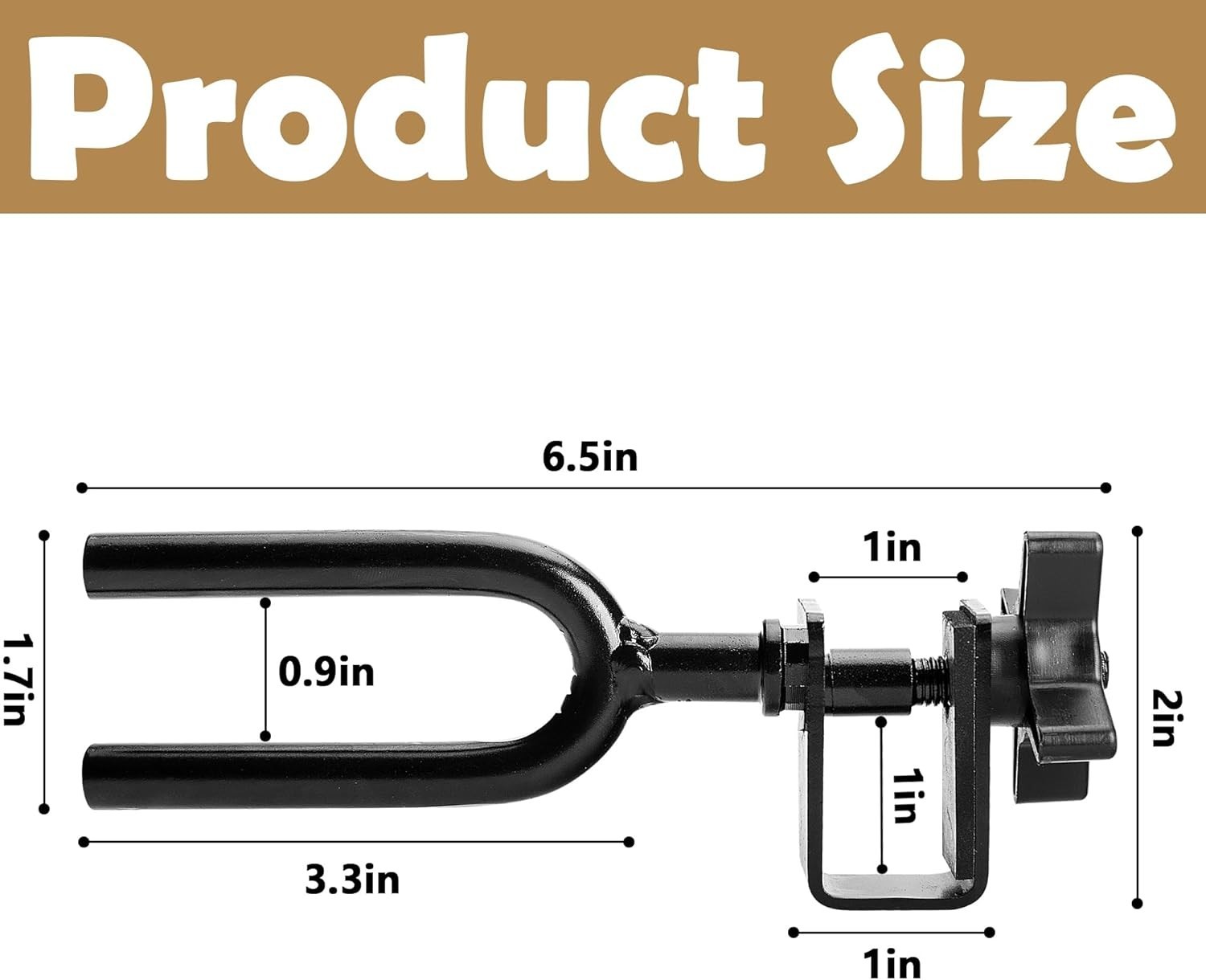 Treestands Universal Bow Holder Easy Installation Adjustable Black