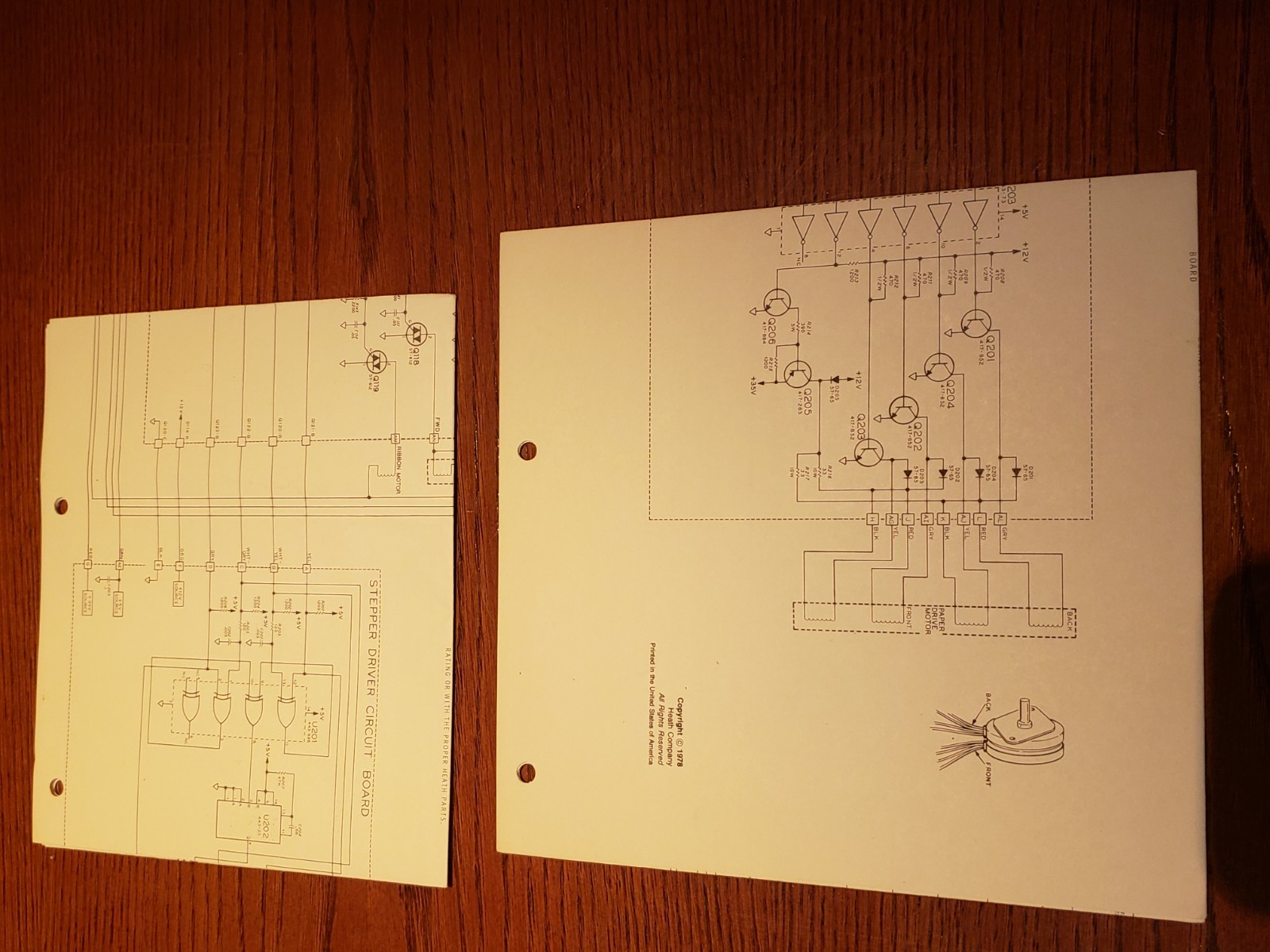 Heathkit/ Heath Line Printer WH-14 & H-14 Schematics