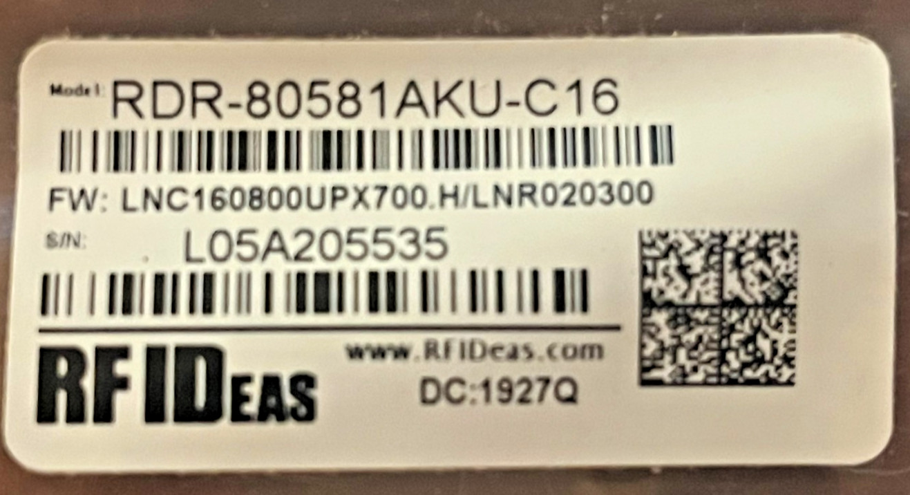 Wave ID RDR-8058AKU-C16 RFID USB Reader 16" Cable pcProx