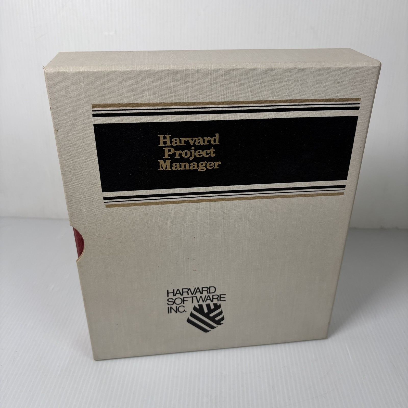 Vintage Harvard Project Manager Software 3.5" Floppy Disk & Manuals PC DOS
