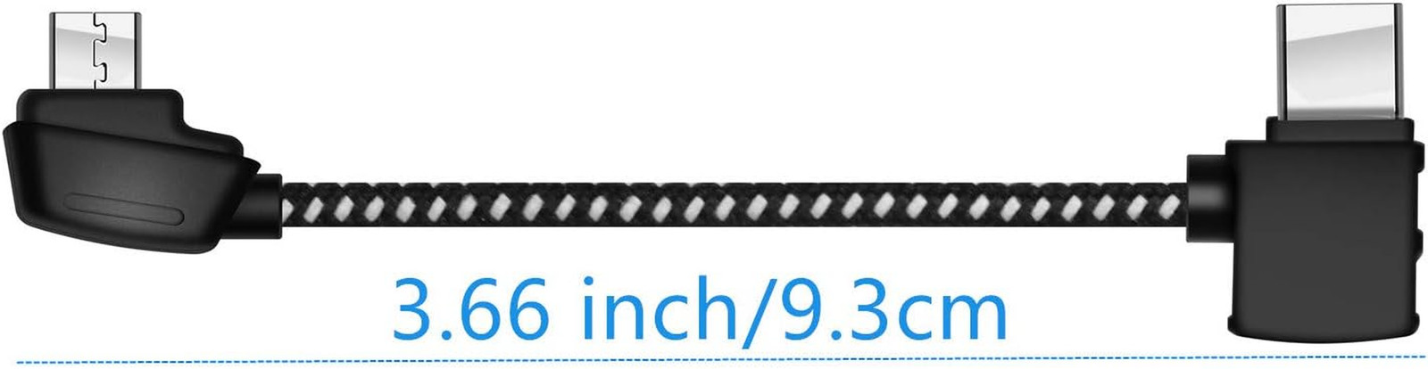 3.66" Micro AB to USB-C Remote Controller Cable for DJI Mavic Mini, Mavic 2, Pro