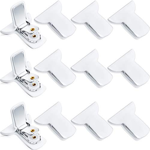 12 Pieces Padded Comforter Clips White Duvet Clips Padded Blanket Fasteners t...