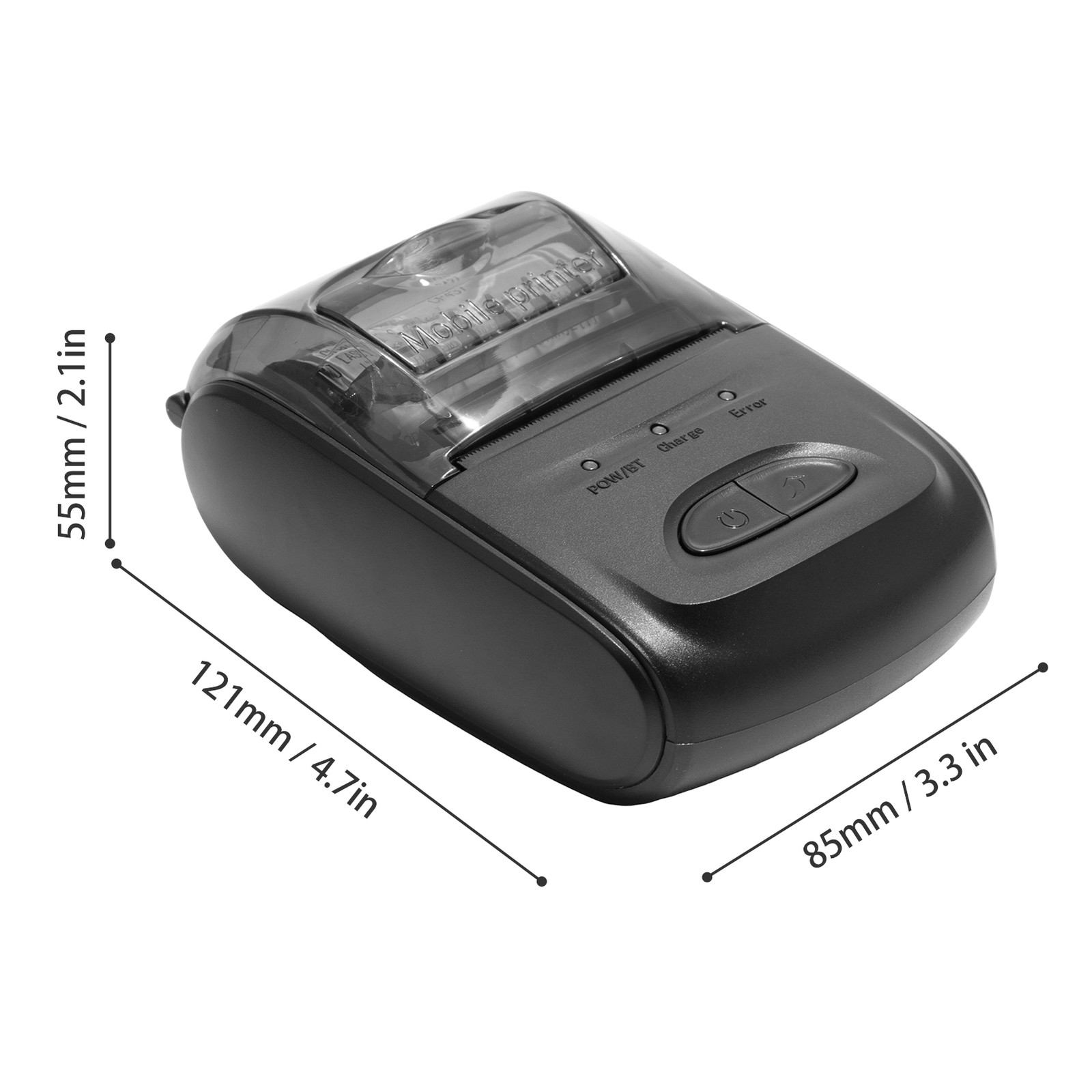 Receipt Printer Portable 58mm Mobile Thermal Printer Wireless BT Mini CHU