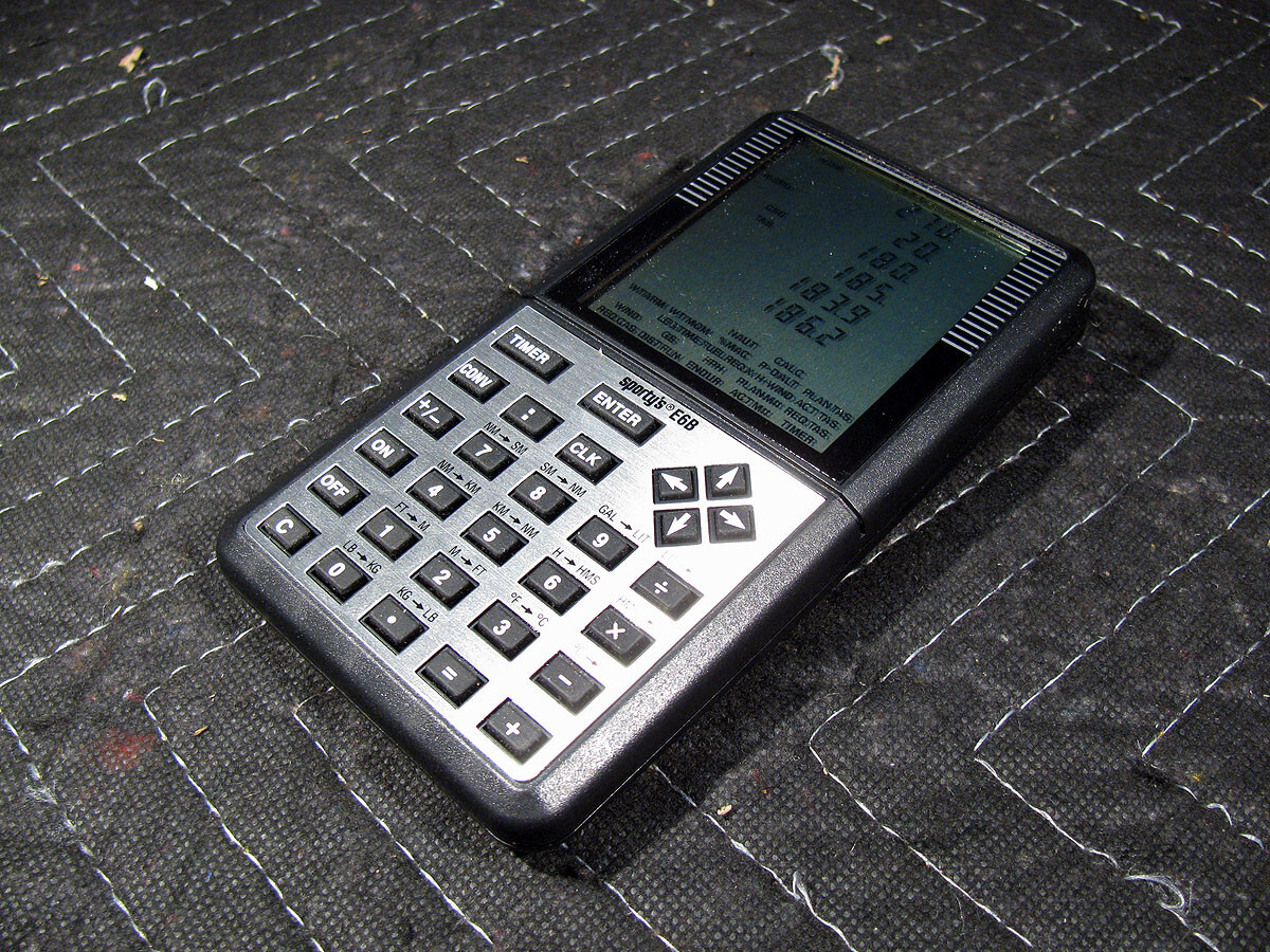 Sportys E6B Electronic Flight Computer With Soft Case And Manual