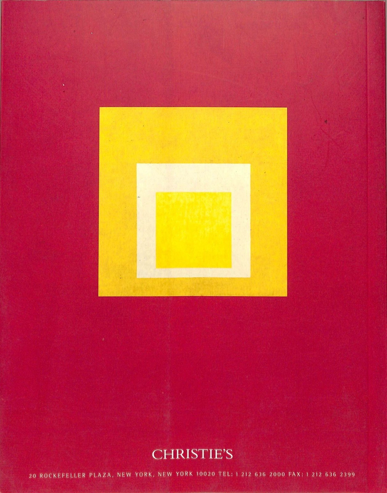 Christie's Post War Art Auction Catalog May 17, 2001
