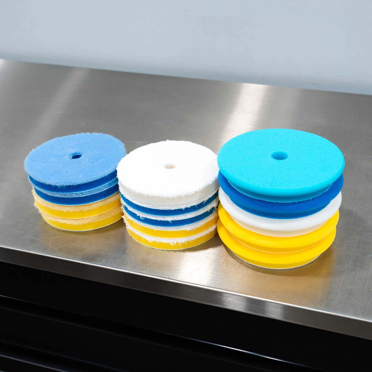 Rupes 5" Pad Kit | 14 DA Foam Microfiber and Wool Pads for 5" BP