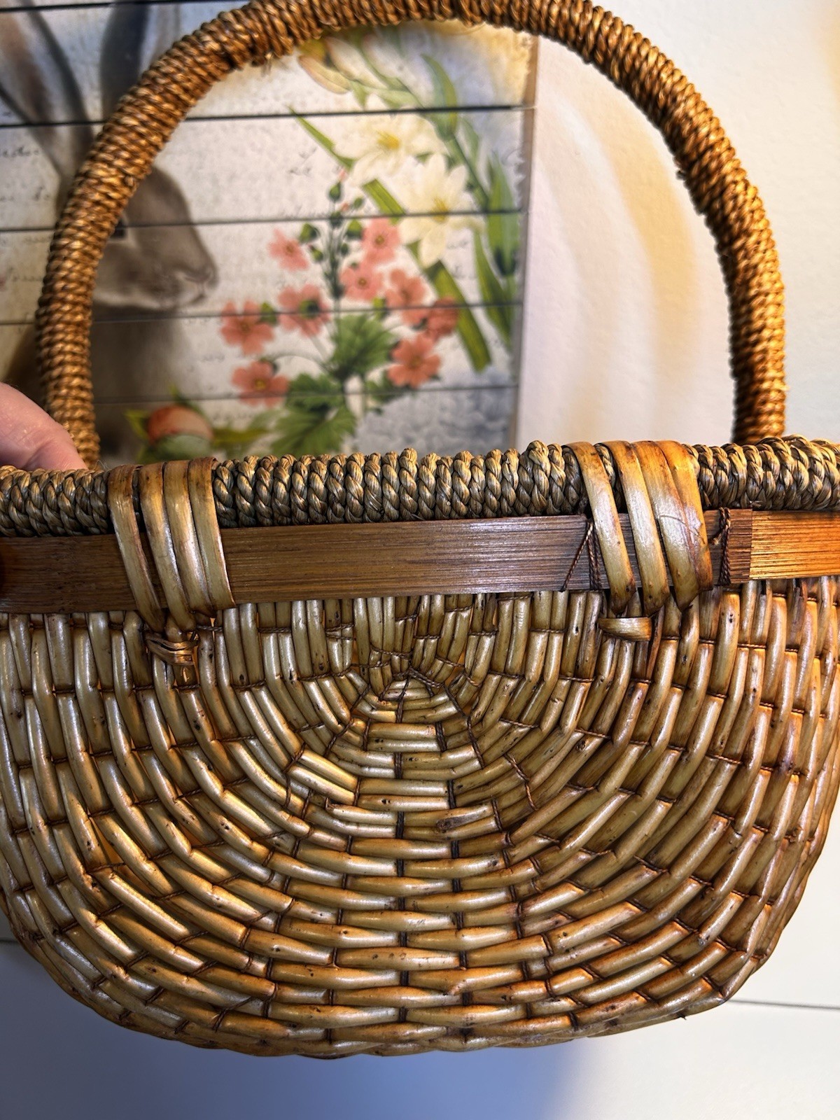 Easter Basket Or Home Decor Basket. Square Quality Solid 11 X 11.