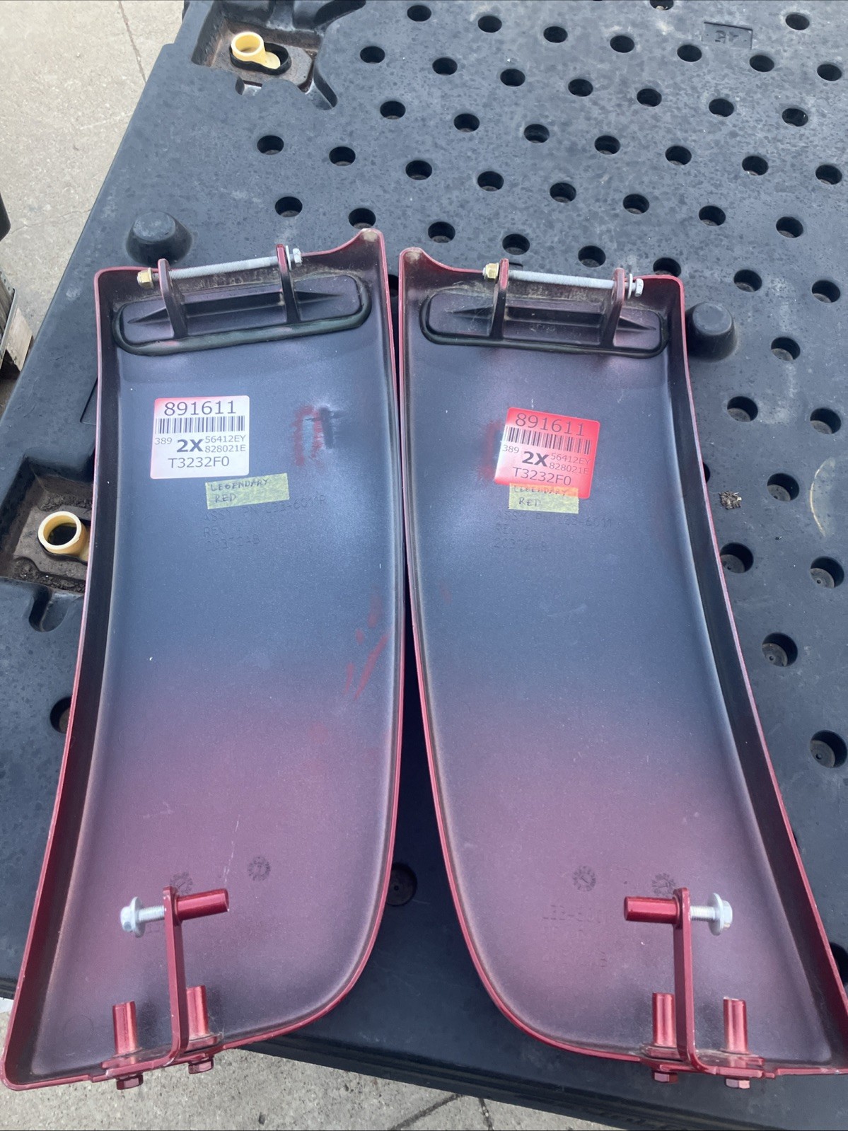 peterbilt 389 cowls legendary red