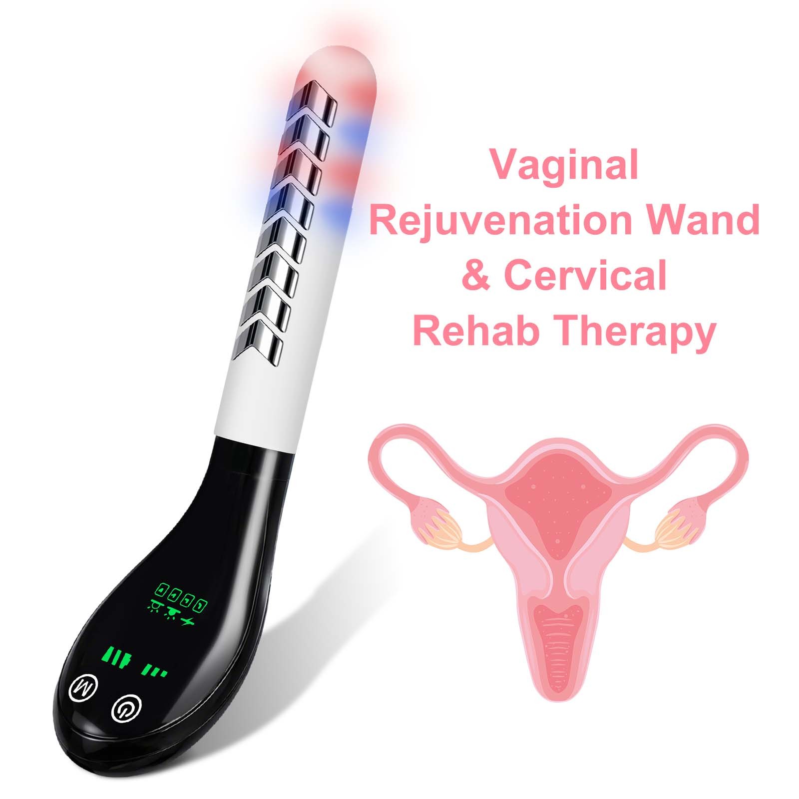 16-Electrode Postpartum Pelvic Floor Trainer Red Blue Light for for Incontinence