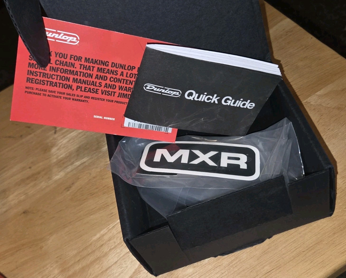 MXR Carbon Copy Guitar Delay Box & Paperwork/manual/sticker ONLY - NO PEDAL!!